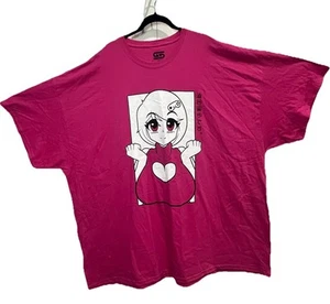 Camiseta mujer 5X Waifu rosa - Imagen 1 de 6