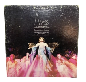 Leonard Bernstein / Mass M2 31008 Double Lp Box Set  Lyric Book With Live Photos - Picture 1 of 4