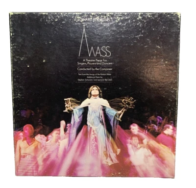 Leonard Bernstein / Mass M2 31008 Double Lp Box Set  Lyric Book With Live Photos - Image 1 of 4