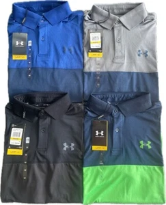 Under Armour Shirt UA Polo Performance 2.0 Colorblock 1355485 Men's - Picture 1 of 9