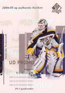 2004-05 SP Authentic UD Promos #51 Tomas Vokoun - Picture 1 of 1