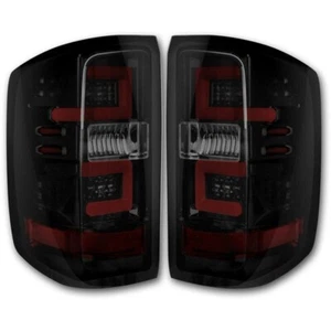 Recon Smoked OLED Tail Lights For 2015-2019 Chevrolet Silverado 2500 / 3500 - Picture 1 of 4