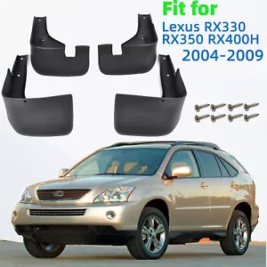 4x Splash Guard Mud Flaps Mudguard for Lexus RX 300 330 350 400H XU30 2004-2009 - Foto 1 di 9