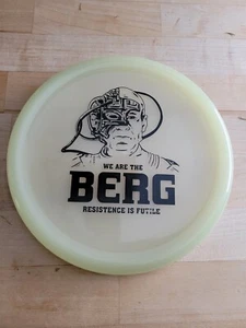 "We Are The Berg"  KASTAPLAST K1 GLOW BERG BORG 174G Star Trek Disc Golf Rare - Picture 1 of 7