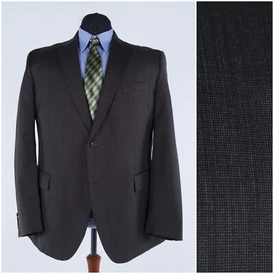 Mens PIERRE CARDIN 52R UK Size Dark Brown Wool Sport Coat Jacket - Image 1 of 4