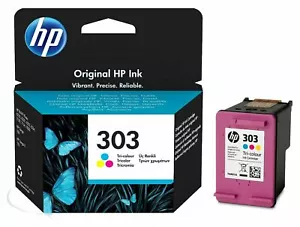 Cartucho de tinta de color original HP 303 T6N01AE para impresora fotográfica ENVIY 6220/6234 - Imagen 1 de 1