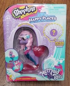Shopkins Happy Places Mermaid Tails Royal Pearl Seahorse Figure Toy Doll Sea Pet - Picture 1 of 2