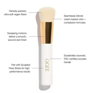 Ogee Blender Brush - Professional Quality Makeup Brush - Ultra-Soft Foundation B - Picture 1 of 4