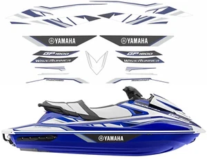 YAMAHA WAVERUNNER GP 1800 2018 Graphics / Decal / Sticker Kit  BLUE - Picture 1 of 2