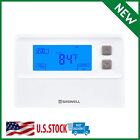HVAC Thermostat With Accurate Temperature Control Large LCD Display For Home New