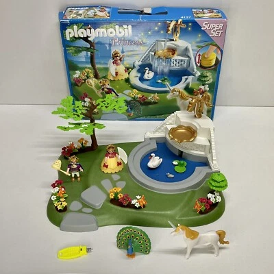 Playmobil 4137 Superset Fontaine Royale Avec Licorne - Complet - Photo 1/3