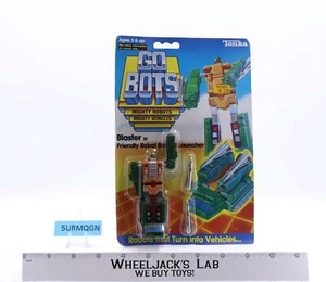 Blaster Robot Rocket Launcher 1984 Tonka Gobots Vintage Figure NEW MOSC Green 35 - Picture 1 of 2