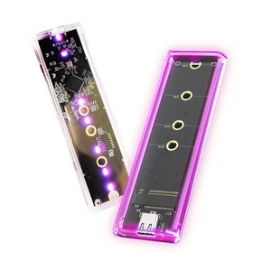 Lightweight M.2 PCIe SSD Box USB 3.1 TypeC M.2 NVME Hard Disk Case- Box - Afbeelding 1 van 22