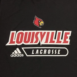 Camiseta Adidas AEROREADY Uni Louisville Cardinals Lacrosse Para Mujer’s L Negra Roja - Imagen 1 de 14