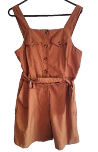 J for Justice Junior's Strap Short Dress Size L Buttons Belt Casual - Picture 1 of 7