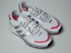 Adidas Originals Zx 1K Boost-Womens Trainers-White/Pink/Silver- Uk 4 -Brand New
