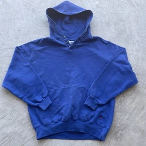 Vintage Russell Athletic Hoodie Herren 2XL Made in USA High Cotton Blank Sweater - Bild 1 von 7