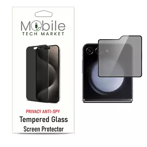 For Samsung Galaxy Z Flip 6 - Privacy Anti-Spy Glass Screen Protector Cover - Picture 1 of 3