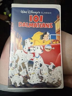 101 Dalmations VHS (Walt Disney, 1992) Black Diamond Edition ~ Clamshell - Image 1 of 4