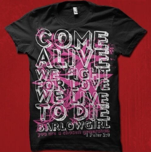Camiseta Barlow Girl Come Alive Lyrics Juvenil ¡¡¡Nueva!!! VER TALLA. ADULTO Y JOVEN Foto 1 de 1