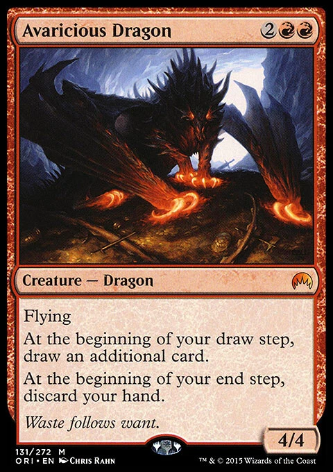 MTG Magic the Gathering Avaricious Dragon (131/308) Magic Origins LP - Image 1 of 1