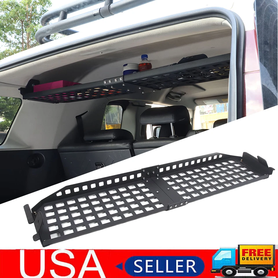 Trunk Molle Panel Organizers Storage Luggage Shelf For Toyota FJ Cruiser 2007-21 Foto 1 de 4