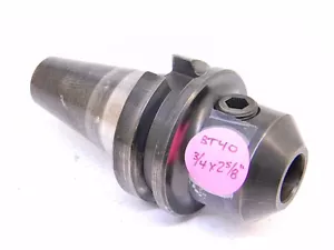 USED COMMAND BT40 END MILL HOLDER 3/4" EMH x 2-5/8" GAGE - Picture 1 of 1
