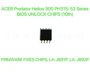 ACER Predator Helios 300 PH315-53 Series, NO PASSWORD BIOS CHIP LA-J891P, J892P - Picture 1 of 1