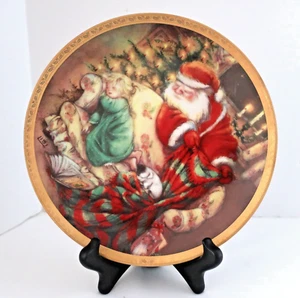 LISI MARTIN WEIHNACHTEN "KEIN KREATUR RÜHRTE SICH" TELLER - HAMILTON SAMMLUNG - Bild 1 von 3