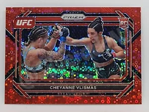 2023 Panini Prizm UFC Cheyanne Vlismas #98 RED DISCO PRIZM 61/99 - Picture 1 of 2