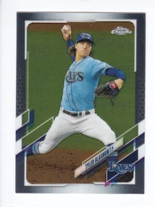 2021 Topps Chrome #129 TYLER GLASNOW Tampa Bay Rays - Picture 1 of 2
