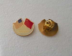Vintage Anfang der 1980er Jahre McDonnell Douglas China Projekt Anstecknadel - Bild 1 von 1