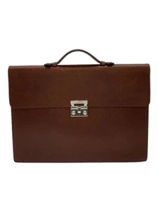 Salvatore Ferragamo Business bag briefcase leather Brown Used - Picture 1 of 8