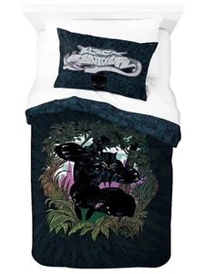 Black Panther DJ Scott Twin/Full Reversible Comforter & Sham Set, Kids Bedding - Picture 1 of 3