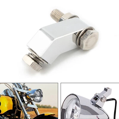 For Harley Headlight Mounting Block Bracket Dyna Softail Bobber Chopper Cruiser - Image 1 of 4