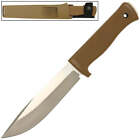 Couteau tactique Full Tang Clip Point bronzage polyvalent couteau de chasse extérieur + gaine