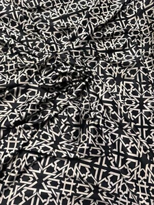 4 METER GUTE QUALITÄT VISKOSE ELASTHAN STRETCH DRUCK KLEID STOFF GÜNSTIGSTER a4 - Bild 1 von 6