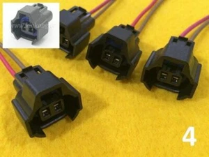4 x Tapones con cable inyector de combustible Nippon Denso para conector Nissan Toyota - Imagen 1 de 2
