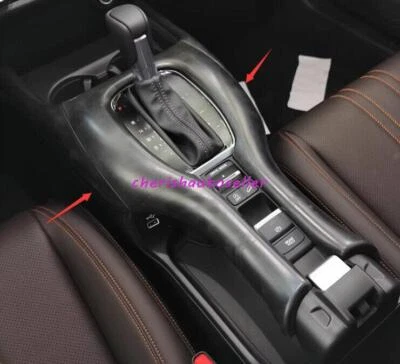 ​Para Honda HR-V HRV 2023-2025 ABS Consola de grano de madera Cambio de marchas Marco Cubierta Borde Foto 1 de 4