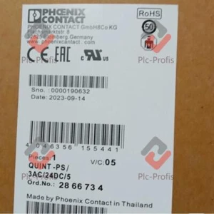 Neue Phoenix Contact Schalt netzteil QUINT-PS/3AC/24DC/5 2866734 - Bild 1 von 2