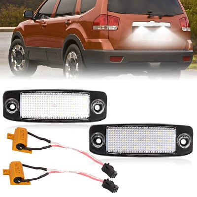 2x LED License Number Plate Light For Kia Sportage Sorento Hyundai Kona Sonata - Image 1 of 4