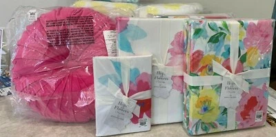 Pottery Barn Tracy Reese Hope for Flowers BRIGHT BOUQUET TWIN duvet sham sheet+ - Image 1 of 4