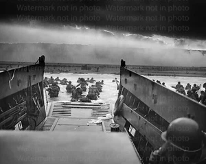 D Day Omaha Beach Landung 2. Weltkrieg WWII 8x10 Foto 001 - Bild 1 von 1