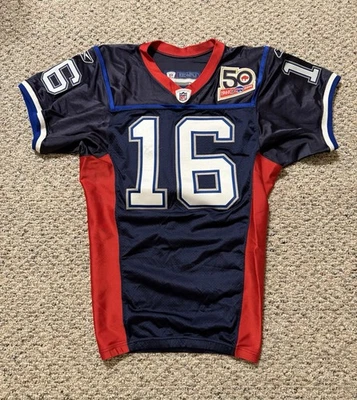Camiseta Matt Baker Buffalo Bills Juego Usada Emitida 2009 - Parche Año 50 Foto 1 de 4