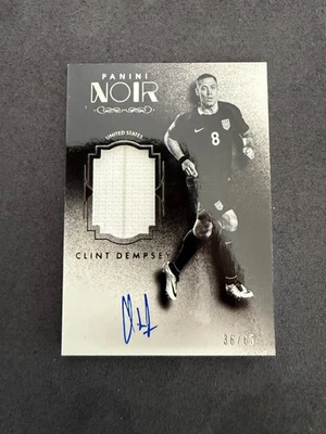 2016-17 Panini Noir - Mem Auto /65 clint Dempsey #MB-CD - Image 1 of 2