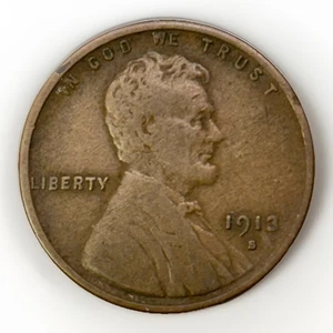1913-S Lincoln Wheat Cent Brandneu feine Details Stichtag frühe San Francisco Münze Penny - Bild 1 von 2