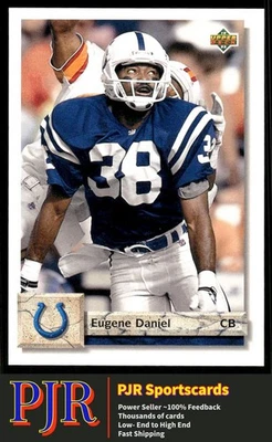 Eugene Daniel 1992 Upper Deck #327 Indianapolis Colts - Image 1 of 2
