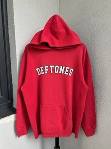 Felpa con cappuccio Deftones Rock Band vintage anni 2000 taglia L - Foto 1 di 16