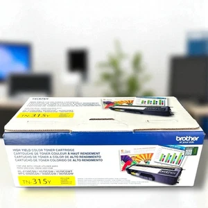 Genuine Brother TN-315Y High Yield Yellow Toner Cartridge Free Shipping NEW! - Picture 1 of 7