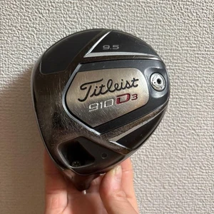 Titleist 910 D3 Driver Head 9.5 Degree Stripe Face Only Golf Club New - Picture 1 of 3